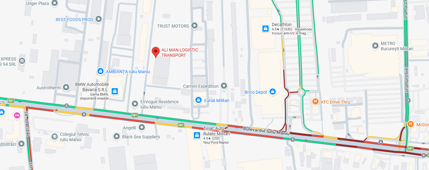 Harta locatie service auto Militari